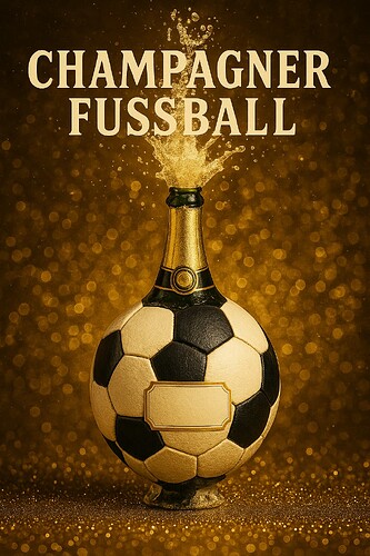 Champagne Soccer Celebration